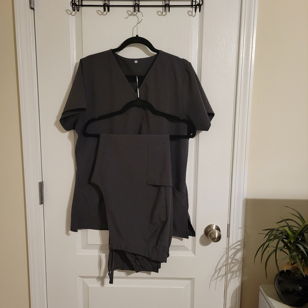 FINAL SALE! Grey Large Scrub Sets